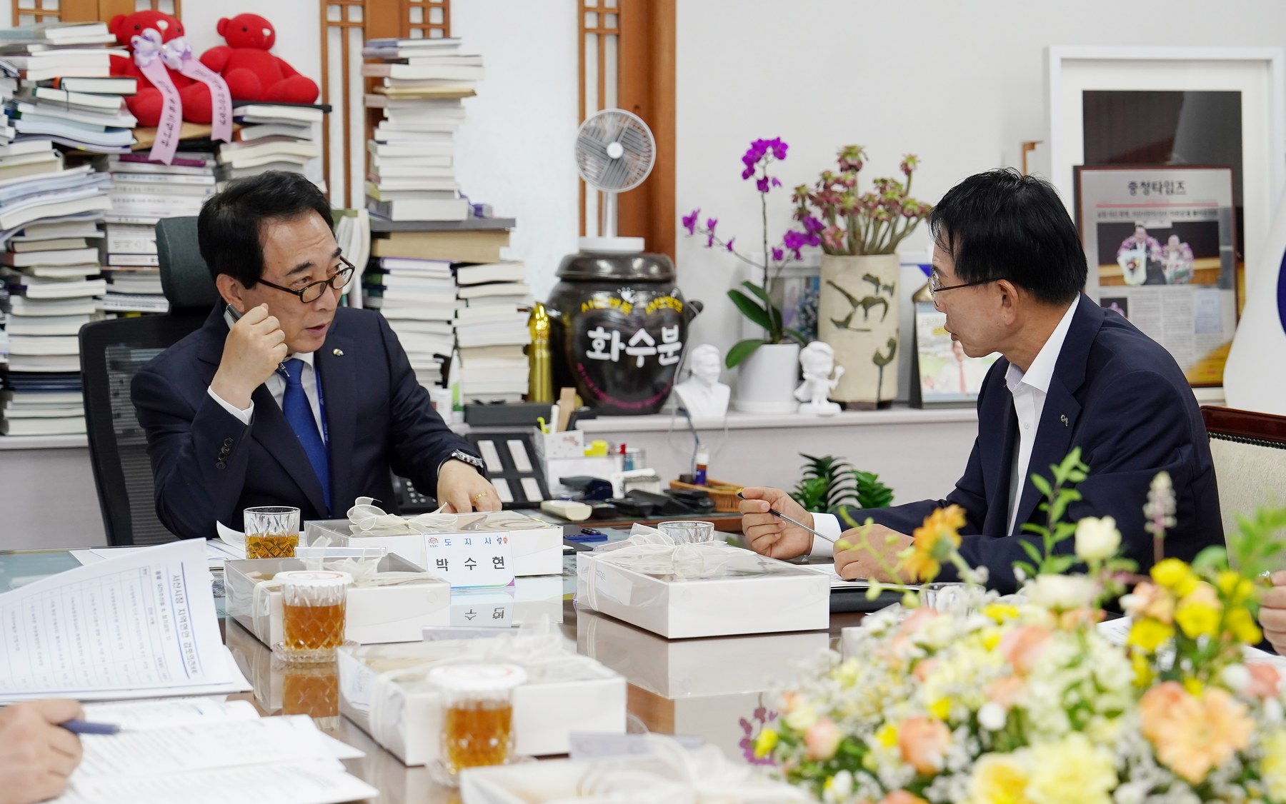박수현 도지사, 현장 소통으로 서산시 현안 논의