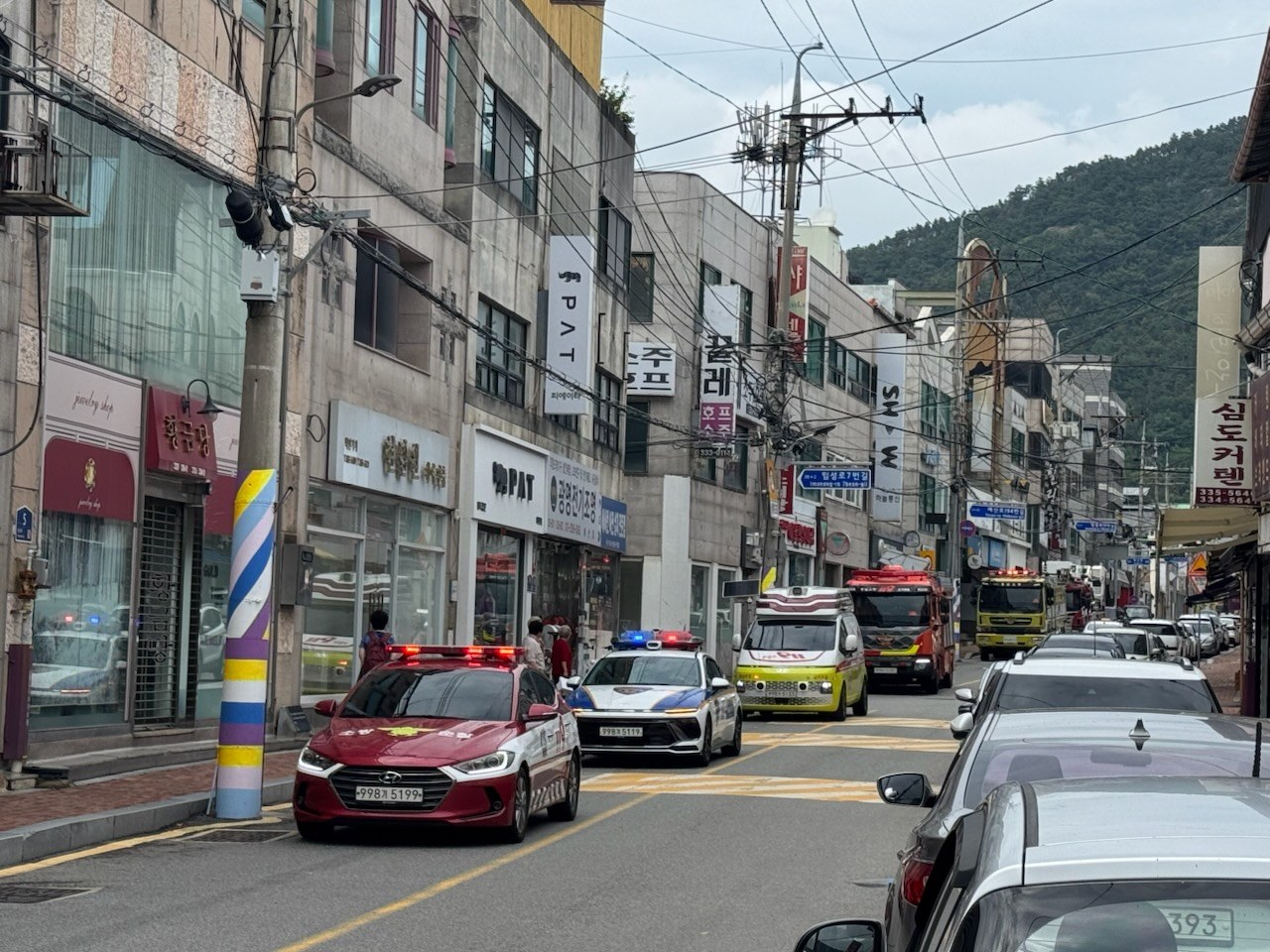 충남소방, 전국 동시 ‘소방차 길 터주기’ 훈련 실시